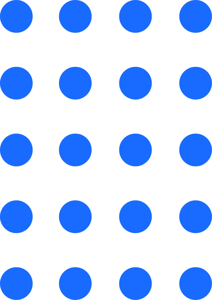 Element dekoracyjny, niebieskie kropki
